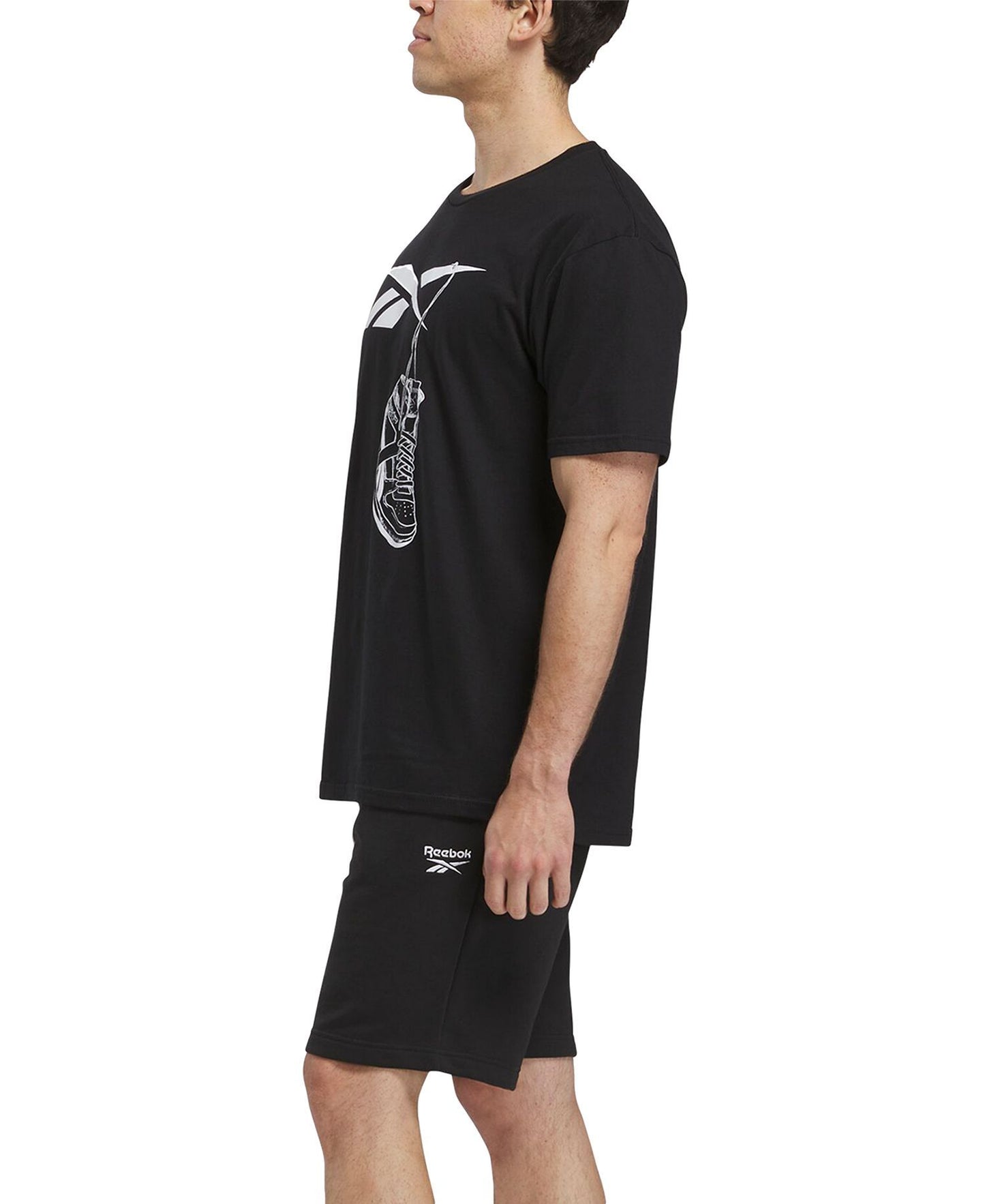 Reebok Practice Logo Sneaker Graphic T-Shirt