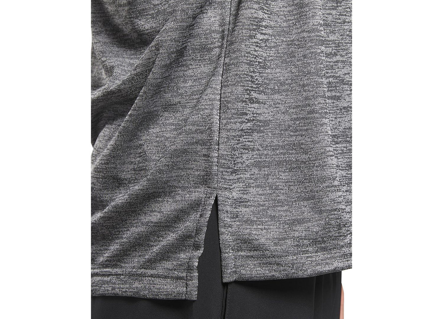 Reebok Quarter-Zip Long-Sleeve T-Shirt