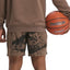 Reebok Regular Fit Athletic Basketball Shorts Brown Black [brown]