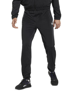 Reebok Regular - Fit Identity Vector Drawstring Track Pants - Black/ White black,white
