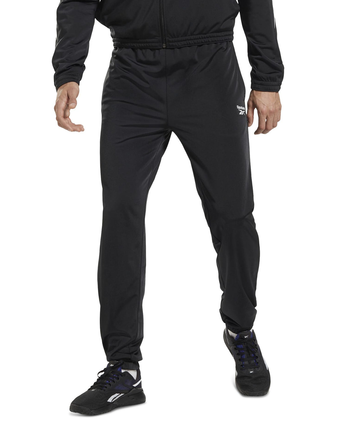 Reebok Regular-Fit Identity Vector Drawstring Track Pants