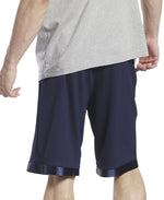 Reebok Regular-Fit Logo-Print Mesh Basketball Shorts