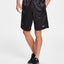 Reebok Regular-Fit Mesh-Panel Satin Basketball Shorts