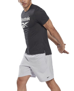 Reebok Regular-Fit Moisture-Wicking 9" Woven Drawstring Shorts thumbnail 3