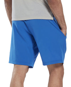 Reebok Regular-Fit Moisture-Wicking 9" Woven Drawstring Shorts thumbnail 2