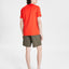 Reebok Regular Fit Short Sleeve Active T - Shirt Shirt Red Orange