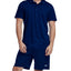 Reebok Short Sleeve Performance Training Polo Shirt Wicking Navy Blue