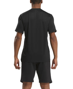 Reebok Vector Performance Short Sleeve Logo Graphic T - Shirt - Black/white black,white thumbnail 4
