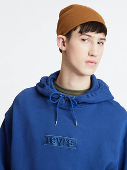 Relaxed Graphic Hoodie Navy thumbnail 3