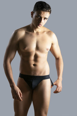 Roger Smuth black RS033 Jockstrap thumbnail 4