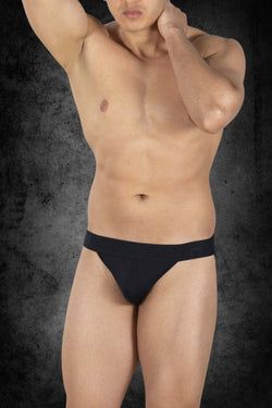 Roger Smuth black RS033 Jockstrap thumbnail 1