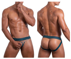 Roger Smuth RS086 Men's Underwear Jock-Thong Color Green thumbnail 1