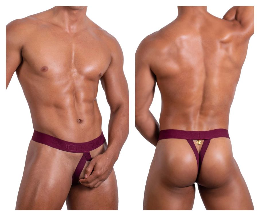 Roger Smuth RS087 Men's Underwear Ball lifter Color Burgundy