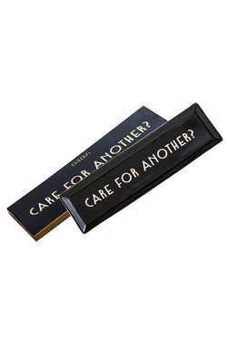 Rosanna Black/Gold 'Care For Another?' Porcelain Serving Tray thumbnail 2
