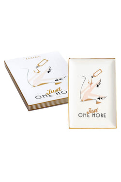 Rosanna White/Multi 'Just One More' Porcelain Tray thumbnail 3