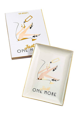 Rosanna White/Multi 'Just One More' Porcelain Tray thumbnail 1