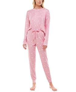 Roudelain Whisper Luxe Drop Shoulder & Jogger Set Leggy Star/orchid Smoke thumbnail 1