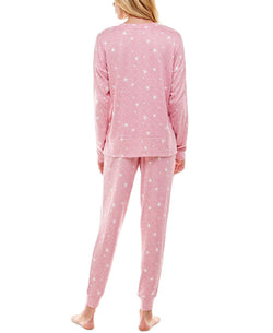 Roudelain Whisper Luxe Drop Shoulder & Jogger Set Leggy Star/orchid Smoke thumbnail 2