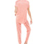 Roudelain Whisper Luxe Short-sleeve Top & Jogger Pants Pajama Set