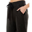 Roudelain Whisperluxe Jogger Pajama Bottoms Black Space Dye