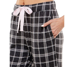 Roudelain Whisperluxe Printed Jogger Pajama Bottoms Brighton Plaid thumbnail 4