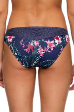 Roxy Arizona Dream 70's Bikini Bottom in Dark Blue