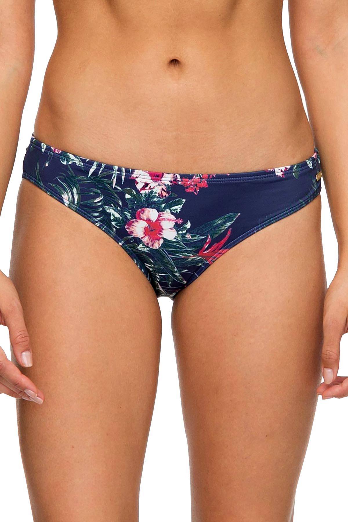 Roxy Arizona Dream 70's Bikini Bottom in Dark Blue