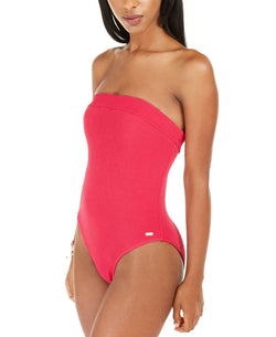Roxy Juniors' Casual Mood Textured One-piece Swimsuit Cerise thumbnail 3