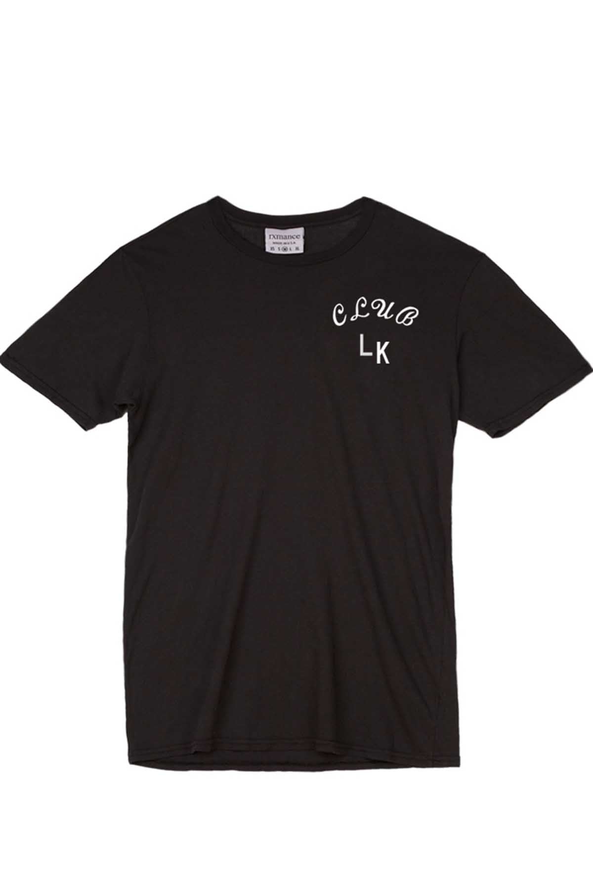 Rxmance Unisex Black Front/Back 'Club Love' Tee