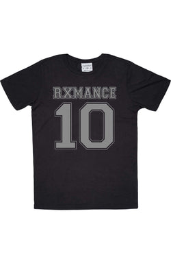 Rxmance Unisex Black 'Jersey' Tee thumbnail 1