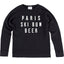Rxmance Unisex Black 'Ski Bum' Sweatshirt