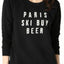 Rxmance Unisex Black 'Ski Bum' Sweatshirt
