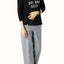Rxmance Unisex Black 'Ski Bum' Sweatshirt