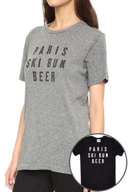 Rxmance Unisex Black 'Ski Bum' Tee thumbnail 2
