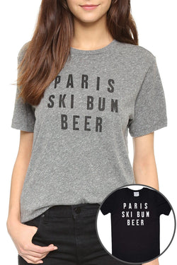 Rxmance Unisex Black 'Ski Bum' Tee thumbnail 4