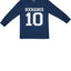 Rxmance Unisex Denim-Blue Jersey 3/4-Sleeve Lounge Tee