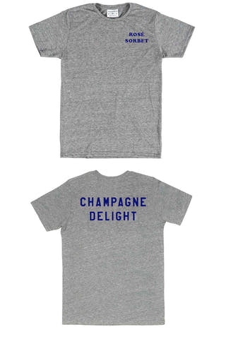 Rxmance Unisex Heather Grey 'Champagne' Tee