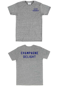 Rxmance Unisex Heather Grey 'Champagne' Tee thumbnail 1