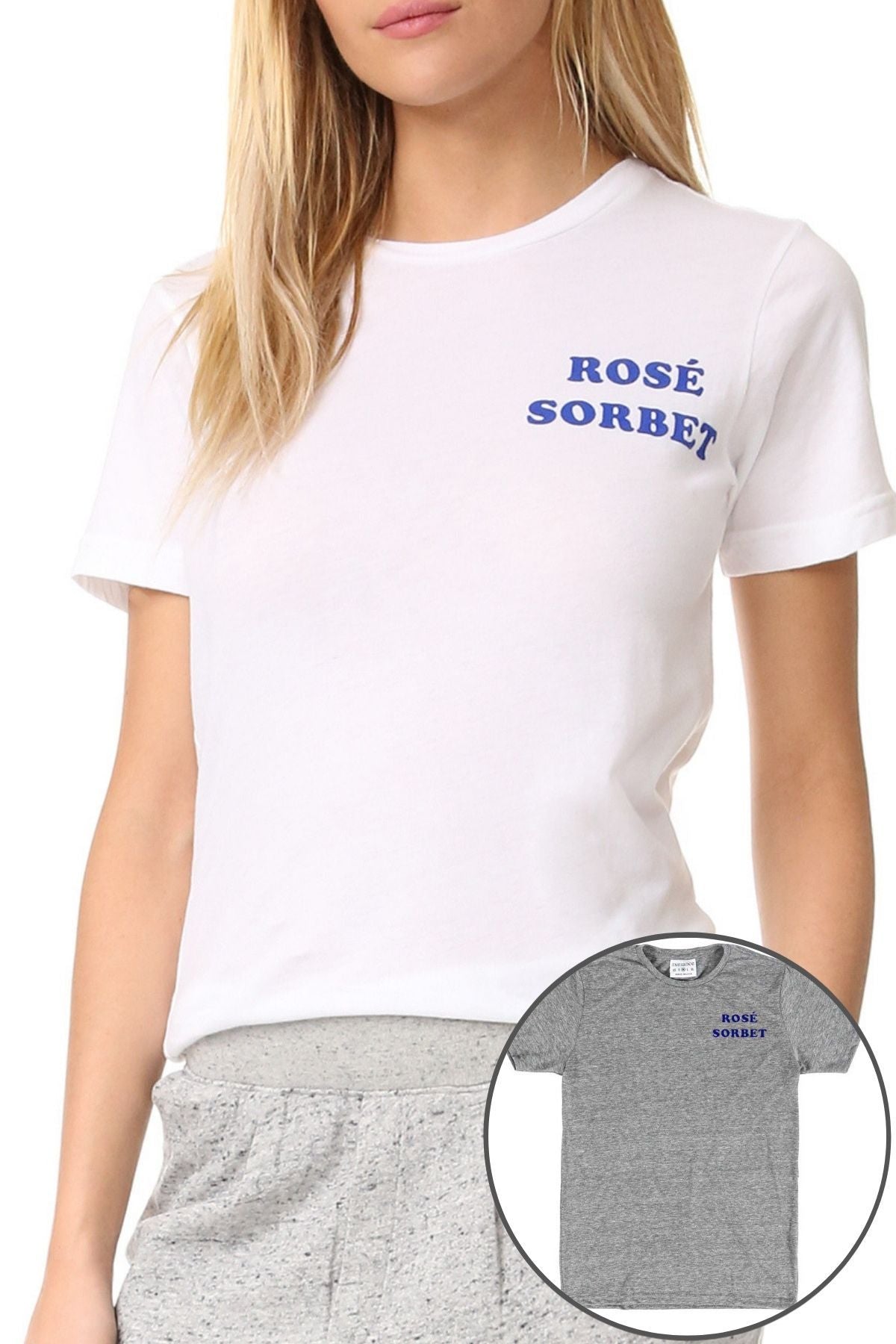 Rxmance Unisex Heather Grey 'Champagne' Tee