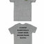 Rxmance Unisex Heather Grey Front/Back 'Cardio' Tee