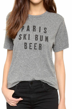 Rxmance Unisex Heather Grey 'Ski Bum' Tee thumbnail 2