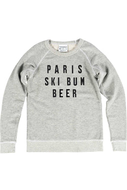 Rxmance Unisex Oatmeal Ski Bum Sweatshirt thumbnail 1