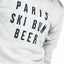 Rxmance Unisex Oatmeal Ski Bum Sweatshirt