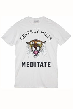Rxmance Unisex White 'Beverly Hills' Tee thumbnail 1