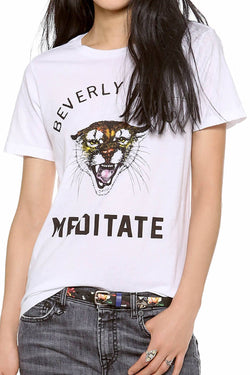 Rxmance Unisex White 'Beverly Hills' Tee thumbnail 2