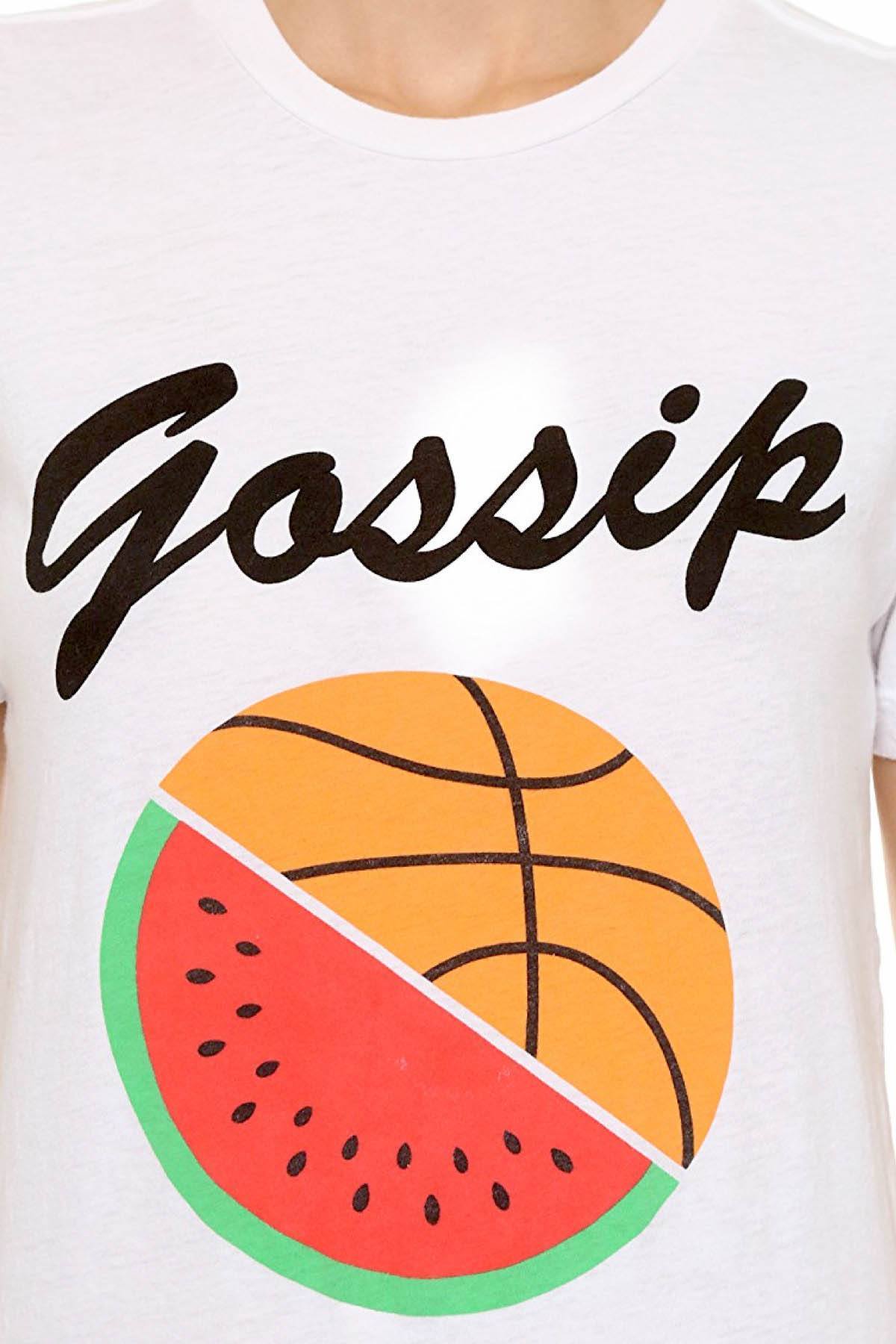 Rxmance Unisex White 'Gossip' Tee
