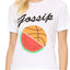 Rxmance Unisex White 'Gossip' Tee
