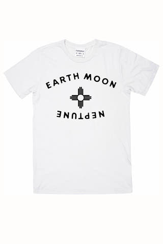 Rxmance Unisex White 'Neptune' Tee