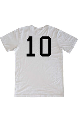 Rxmance Unisex White 'R-10' Tee thumbnail 3