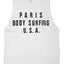 Rxmance Unisex White Sand Body Surfing Muscle T